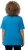 Ulla Popken Double Layer Rounded V-Neck Slim Fit Tee Aqua - Ulla Popken - 