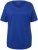 Ulla Popken Double Layer Rounded V-Neck Slim Fit Tee Cobalt Blue - Trička - 