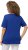 Ulla Popken Double Layer Rounded V-Neck Slim Fit Tee Cobalt Blue - Trička - 