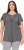 Ulla Popken Wing Sleeve V-Neck Tee Graphite Grey - Trička - 