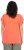 Ulla Popken Wing Sleeve V-Neck Tee Coral Pink - Trička - 
