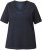Ulla Popken Lace Trim Short Sleeve Tee Navy Blue - Trička - 