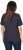 Ulla Popken Lace Trim Short Sleeve Tee Navy Blue - Trička - 