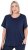 Ulla Popken UPF 50 Quick Drying Tee Navy - Trička - 