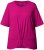 Ulla Popken Antibacterial Short Sleeve Draped Tee Light Magenta - Trička - 