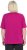 Ulla Popken Antibacterial Short Sleeve Draped Tee Light Magenta - Trička - 