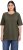 Ulla Popken Basic Round Neck Short Sleeve Relaxed Fit T-Shirt Olive Grey - Trička - 