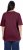 Ulla Popken Basic Round Neck Short Sleeve Relaxed Fit T-Shirt Dark Red - Trička - 