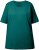 Ulla Popken Basic Round Neck Short Sleeve Relaxed Fit T-Shirt Teal Green - Trička - 