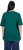 Ulla Popken Basic Round Neck Short Sleeve Relaxed Fit T-Shirt Teal Green - Trička - 