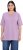 Ulla Popken Basic Round Neck Short Sleeve Relaxed Fit T-Shirt Lavender Pink - Trička - 