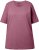 Ulla Popken Basic Round Neck Short Sleeve Relaxed Fit T-Shirt Dark Rose Red - Trička - 