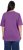 Ulla Popken Basic Round Neck Short Sleeve Relaxed Fit T-Shirt Purple - Trička - 