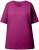 Ulla Popken Basic Round Neck Short Sleeve Relaxed Fit T-Shirt Berry Purple - Trička - 