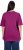 Ulla Popken Basic Round Neck Short Sleeve Relaxed Fit T-Shirt Berry Purple - Trička - 