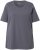 Ulla Popken Essential Round Neck Stretch Tee Graphite Grey - Trička - 