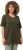 Ulla Popken Essential Round Neck Stretch Tee Forest Green - Trička - 