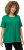 Ulla Popken Essential Round Neck Stretch Tee Emerald Green - Trička - 