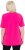 Ulla Popken Essential Round Neck Stretch Tee Magenta Pink - Trička - 