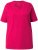 Ulla Popken Essential Round Neck Stretch Tee Dark Raspberry - Trička - 
