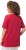 Ulla Popken Essential Round Neck Stretch Tee Dark Pink - Trička - 