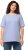 Ulla Popken Essential Round Neck Stretch Tee Sky Blue - Trička - 