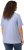 Ulla Popken Essential Round Neck Stretch Tee Sky Blue - Trička - 