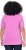 Ulla Popken Essential Round Neck Stretch Tee Cool Pink - Trička - 
