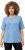 Ulla Popken Quick-Drying Short Sleeve T-Shirt Pale Blue - Trička - 