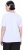 Ulla Popken Satin Trimmed Ribbed Jersey Short Sleeve T-Shirt Snow White - Trička - 