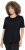 Ulla Popken Scoop Neck Short Sleeve Tee Black - Trička - 
