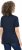 Ulla Popken Scoop Neck Short Sleeve Tee Navy - Trička - 