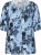 Kaffe Curve Aliana Tunic Blue Flower Animal - Tuniky - 