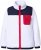 Ulla Popken Color Block Teddy Fleece Jacket Snow White - Mikiny & mikiny s kapucí - 
