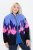 Ulla Popken Alpine Landscape Fleece Jacket Cloud Blue - Mikiny & mikiny s kapucí - Pohodlné mikiny, hoodie a pleteniny