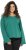 Ulla Popken Rolled Edge Long Sleeve Sweatshirt Emerald Green - Mikiny & mikiny s kapucí - 