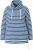 Ulla Popken Striped Turtleneck Neon Detail Sweatshirt Indigo Denim - Mikiny & mikiny s kapucí - 