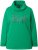 Ulla Popken HELLO Classic Fit Stand-Up Collar Sweatshirt Emerald Green - Mikiny & mikiny s kapucí - 