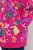 Ulla Popken Ribbon Print Turtleneck Sweatshirt Cherry Red - Mikiny & mikiny s kapucí - Pohodlné mikiny, hoodie a pleteniny