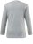 Ulla Popken Basic Round Neck Long Sleeve Slim Fit Cotton Tee Light Grey Melange - Trička - 