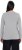 Ulla Popken Basic Round Neck Long Sleeve Slim Fit Cotton Tee Light Grey Melange - Trička - 
