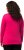 Ulla Popken Basic Round Neck Long Sleeve Slim Fit Cotton Tee Magenta Pink - Trička - 