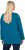 Ulla Popken Fawn Long Sleeve Graphic Tee Teal - Potištěná trička pro ženy - 