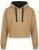 Nora Mikken KAMILLA Cropped Hoodie Camel - DÁMSKÉ OBLEČENÍ XS-XXL - 