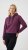 Nora Mikken KAMILLA Cropped Hoodie Mauve Wine - DÁMSKÉ OBLEČENÍ XS-XXL - 