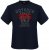 Adamo Outdoor track Comfort fit T-shirt Navy - Trička - Trička nadměrné velikosti - 2XL-14XL