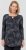 Scandinavian Caramel Triangles Tunic Dark Blue - Potištěná trička pro ženy - 