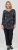 Scandinavian Caramel Triangles Tunic Dark Blue - Potištěná trička pro ženy - 