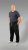 20 Nodi Ponente Long Leg Sports Pants in Combed Fleece Cotton Black - Tepláky & kraťasy - Tepláky a Teplákové Kraťasy 2XL-12XL