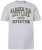 JP1880 T-shirt Short Sleeve Chest Print Grey Melange - Trička - Trička nadměrné velikosti - 2XL-14XL